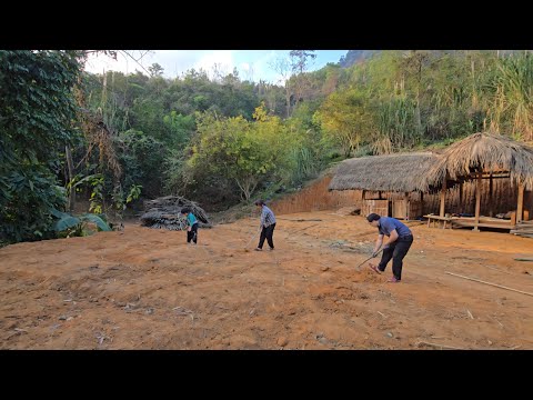CEO James Helps Sung Luyen Clean the Garden – A Pao Makes Traditional Banh Giay as a Heartfelt Gift