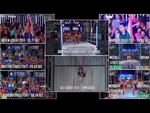 American Ninja Warrior | All Stage 4 Climbs So Far (2019)