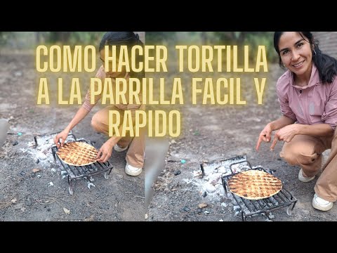ASI preparo LA mejor TORTILLA a la PARRILLA en Minutos