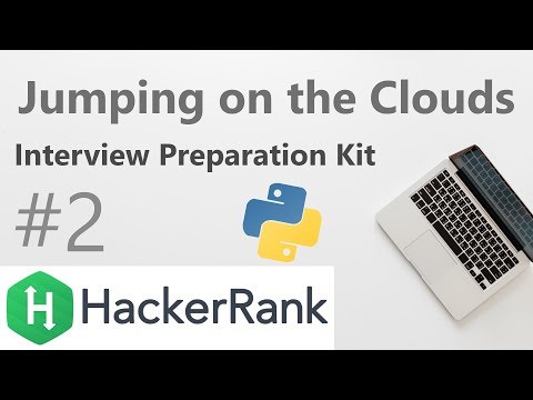 Hackerrank Jumping On The Clouds Problem Solution In Python Programming Interview Preparation Kit