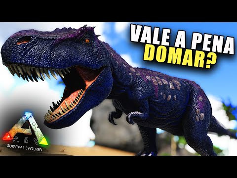 Domestiquei um T-REX azul com meu ESCORPIÃO Super Forte I ARKDEX na Prática I ARK Survival Evolved