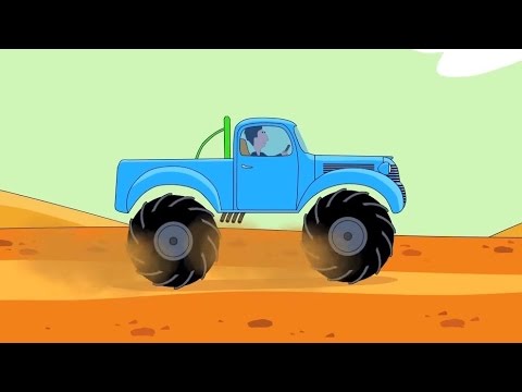 Zeichentrick-Malbuch - Monster-Trucks. Teil 1