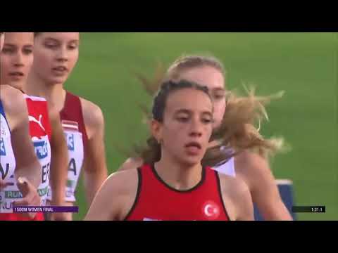 European Championship U18 1500m Final Jerusalem 2022 AYÇA FİDANOĞLU