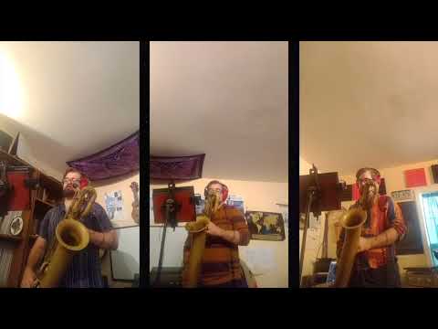Because for three baritone saxophones performed by Kyle Etges