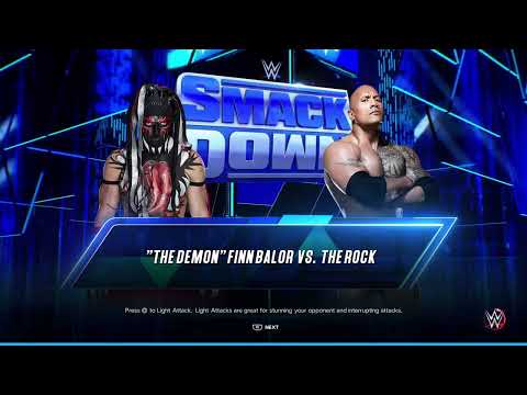 Demon Finn Balor Vs. The Rock | WWE | WWE2K23 | Gameplay | The Gaming Gladiators
