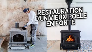 Installation poêle à bois, buse et cheminée