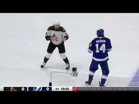 NHL Fight - Coyotes @ Lightning - O'Brien vs Maroon - 28/10/2021