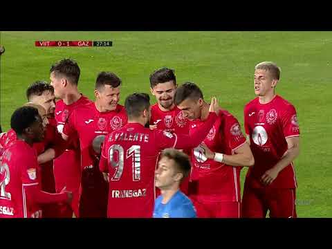GOOOL! Viitorul Constanța - Gaz Metan Mediaș 0-1. Larie marchează cu o lovitură de cap
