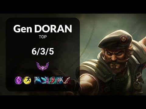 Gen Doran Gangplank vs Shen TOP - KR  Patch 13.15