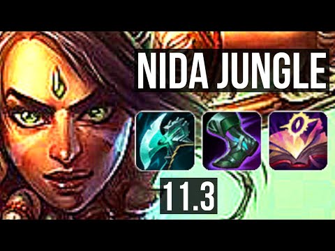 NIDALEE vs SKARNER (JUNGLE) | 15/0/10, Legendary, 1.4M mastery, 800+ games | EUW Master | v11.3