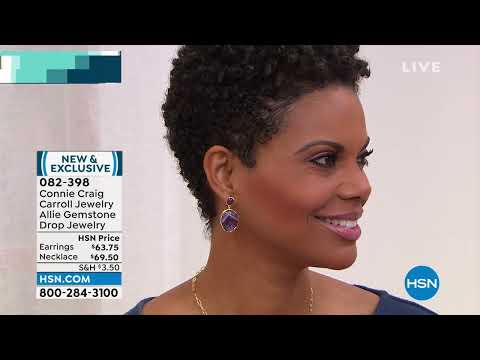 Connie Craig Carroll Jewelry Allie Gemstone Drop Earrings