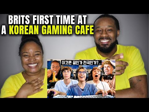 🇬🇧🇰🇷 British Highschoolers go to a Korean Gaming Cafe for the first time!! (American Couple Reacts)