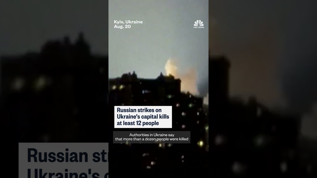 Video: Russian Ballistic Missiles Kill 12 in Kyiv Overnight Strike