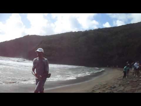 Marquis River meets Marquis Beach