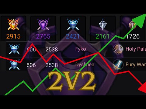 Holy Paladin/Arms Warrior 2v2 2500+ Games, Pushing for that gladiator! Hard climbing