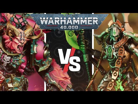 Emperor's Children vs Necrons | Warhammer 40k Battle Report