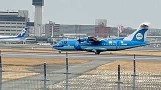 【伊丹スカイパークから天草エアラインみぞか号😗】32Ꮮ(B滑走路)着陸