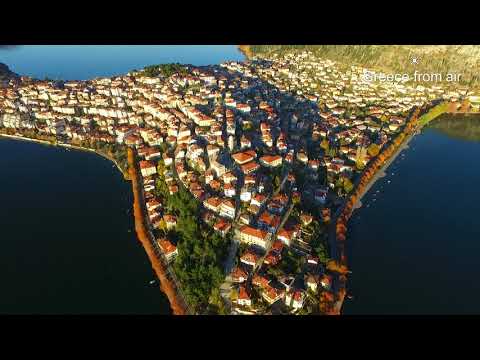 Kastoria autumn from air - Καστοριά Φθιν