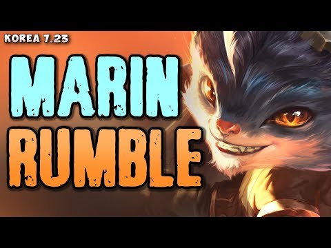 MaRin plays Rumble top v Singed matchup - Korean SoloQ patch 7.23