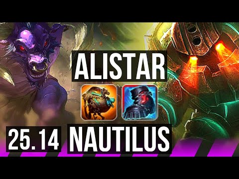 ALISTAR & Ziggs vs NAUTILUS & Mel (SUP) | EUW Master | 25.14
