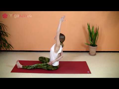 Einbeinige gebundene Vorwärtsbeuge   Ardha Baddha Padma Paschimottanasana
