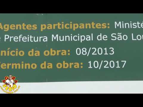 Praça do Pac de São Lourenço da Serra inauguração prevista na placa para outubro deste ano 2017