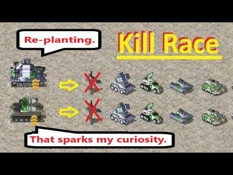 Kill Race - Tesla Tank vs Mirage Tank: Red Alert 2