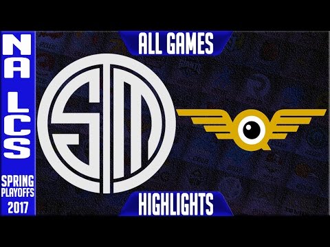 TSM vs FlyQuest ALL GAMES Highlights - Semifinal NA LCS Playoffs Spring 2017 - Team Solomid vs FLY