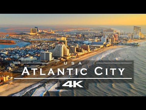 Atlantic City - USA 🇺🇸 - by drone [4K]