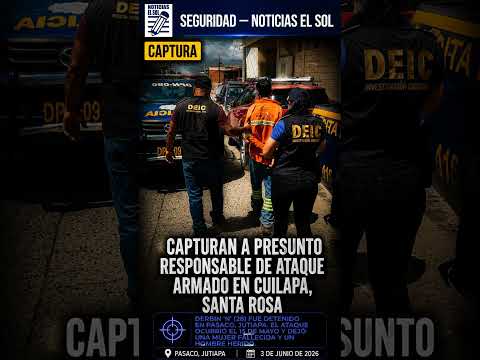 🔫 Capturan en Jutiapa