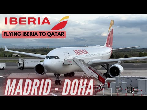 NEW IBERIA FLIGHT TO DOHA | Iberia Economy Class | Madrid - Doha | Airbus A330-200 | Trip Report