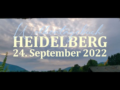24.09.2022 Wolkentagebuch 🌤 Der Himmel im Zeitraffer 🌤 Cloud Timelapse