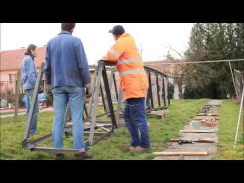 Stavba mostu pro Albánskou výzvu