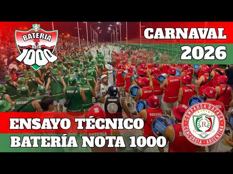 ENSAYO TÉCNICO BATERÍA NOTA MIL 2026 🇮🇹