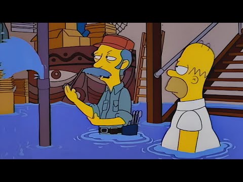 Plumbing Emergency - The Simpsons