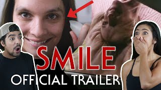 SMILE - Official Trailer || REACTION | Horror Movie
