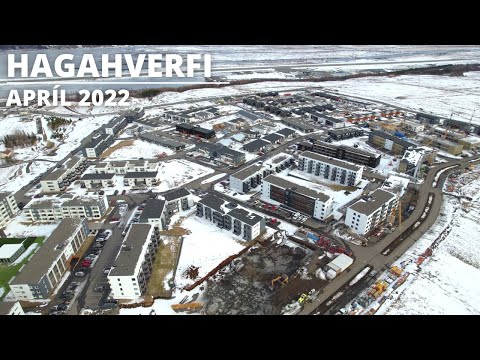 Hagahverfi á Akureyri að fullbyggjast - Apríl 2022