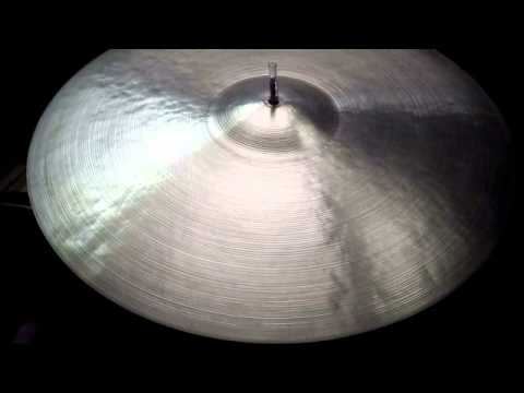 22 Rustico Senescent Ride, 2368g - Handcrafted cymbals by Craig Lauritsen