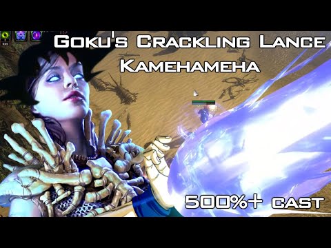 Goku's "Crackling Lance" Kamehameha