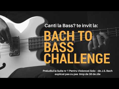 Am pornit BACH To BASS - un Challenge inedit pentru cei ce canta la Bass
