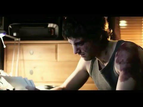 Trailer shot of Jamie’s heart-shaped birthmark in close-up as the score hushes to a drone