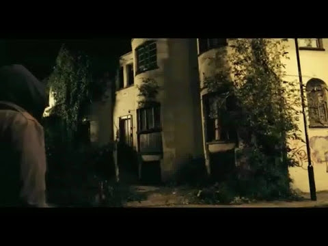 Trailer montage cutting between hooded demons and alley chases, matching the score’s low string ostinati