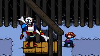 Undertale Fighter Disbelief Papyrus blaster on all