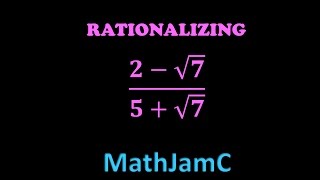 Rationalizing The Numerator