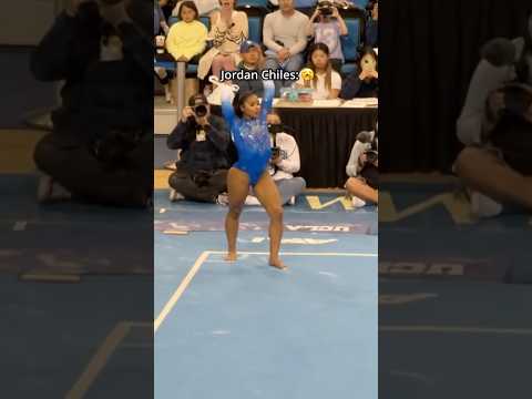 She stuck it cold then did this🥶 #gymnastics #stick #celebration #tumbling #ncaa #diva