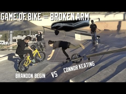 GAME OF BIKE   CONNOR KEATING VS BRANDON BEGIN!