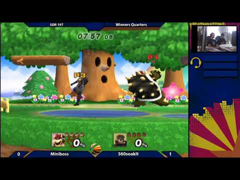 SDR197 Winners Quarters: Miniboss (Bowser) vs 560soakIt (Snake)