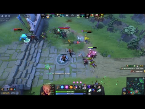 Dota 2 - Invoker vs Sniper mid