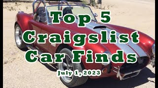 Top 5  Craigslist Car Finds for July 1, 2023