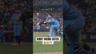 Alejandro Kirk chases down a bunt and makes an INCREDIBLE diving grab ???? #MLB #Toronto #BlueJays